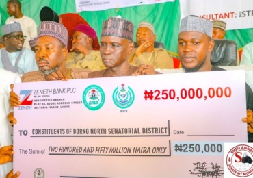 ₦250 MILLION MEGA EMPOWERMENT, 2,500 CONSTITUENTS TARGETED: SEN MONGUNO FLAGS OFF PROGRAMME, DISBURSES ₦125 MILLION TO 1,250 BENEFICIARIES AS 1ST BATCH, THE  BALANCE OF125 MILLION TO 1,250 BENEFICIARIES WAS SCHEDULED FOR NEXT WEEK.